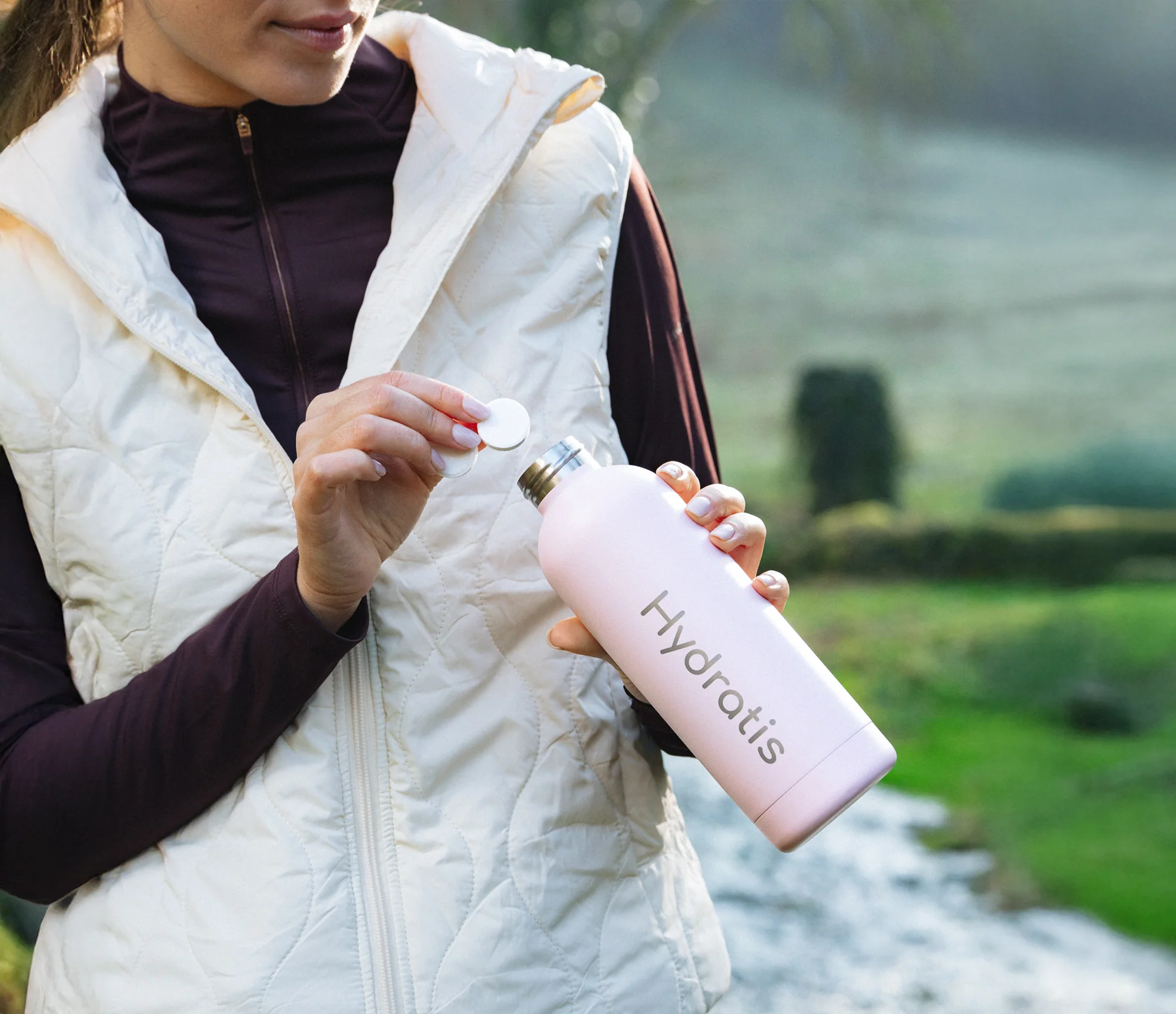 Gourde isotherme Rose pastel Hydratis - Image 3